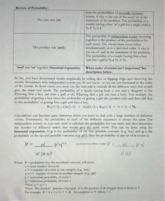 Solved Answer Questions A & B Please! I Provided The Top | Chegg.com