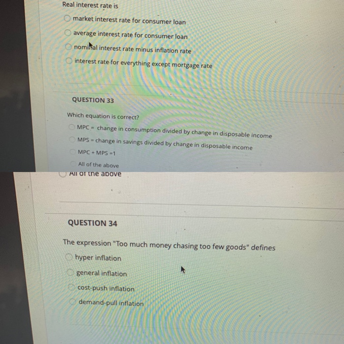 Solved hi please answer ALL multiple choice questions | Chegg.com