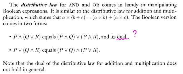 Solved The distributive law for AND and OR comes in handy in | Chegg.com