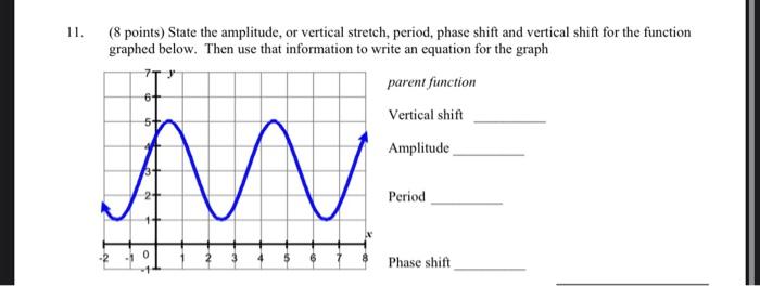 Solved 11 8 Points State The Amplitude Or Vertical Chegg Com