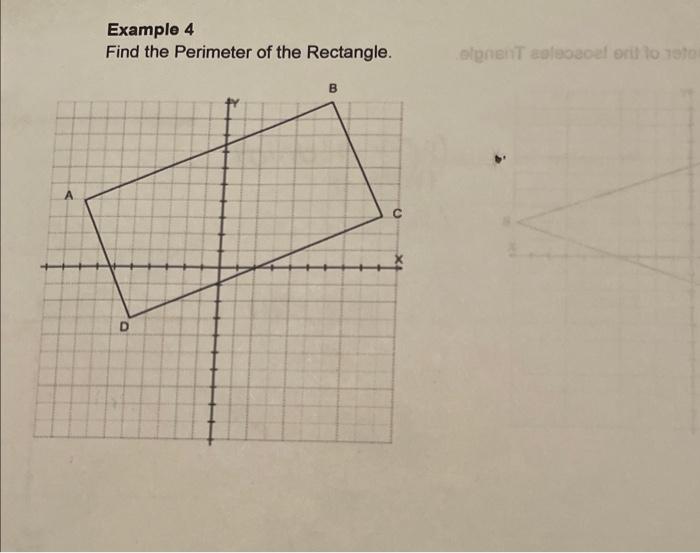 Solved Example 4 Find The Perimeter Of The Rectangle Chegg Com   Image