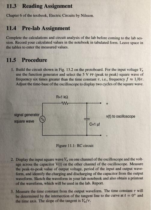 Solved 11.3 Reading Assignment Chapter 6 of the textbook, | Chegg.com