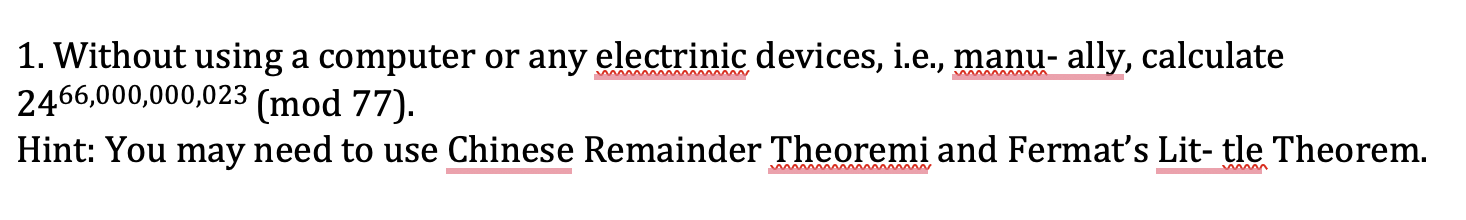 Solved Without using a computer or any electrinic devices, | Chegg.com