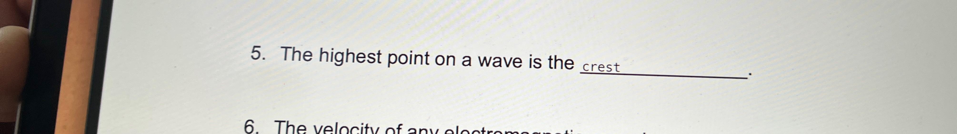 solved-the-highest-point-on-a-wave-is-the-chegg