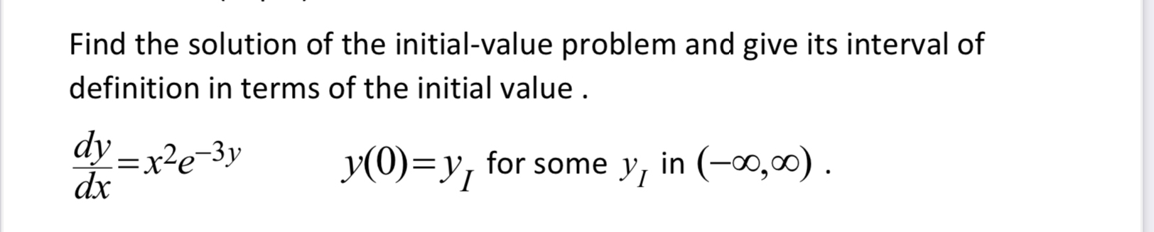 Solved Find the solution of the initial-value problem and | Chegg.com