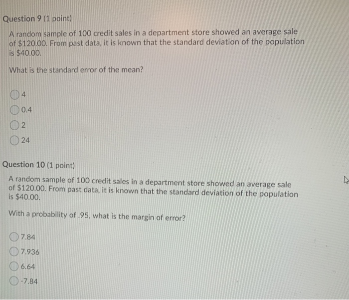 solved-question-9-1-point-a-random-sample-of-100-credit-chegg