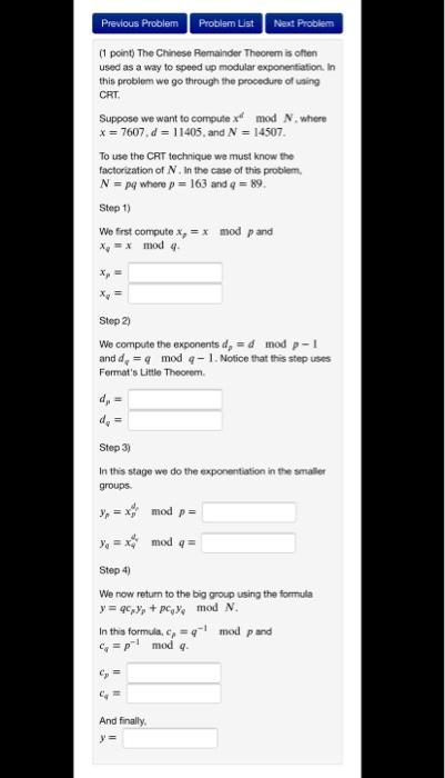Solved this is one problem with multiple parts. make sure | Chegg.com