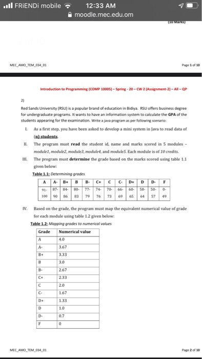 Solved 1) Submit a work proposal for this assignment on or | Chegg.com