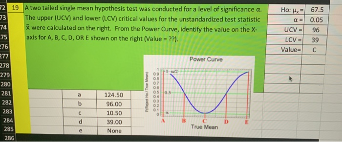 Solved 2 19 A Two Tailed Single Mean Hypothesis Test Was Chegg Com