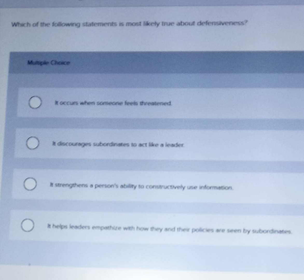 Solved Which of the following statements is most likely true | Chegg.com