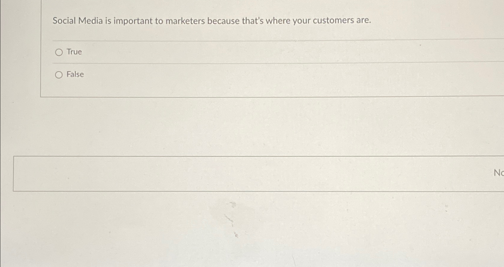 Solved Social Media is important to marketers because that's | Chegg.com