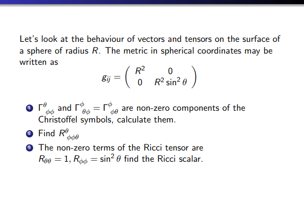 Solved Let's look at the behaviour of vectors and tensors on | Chegg.com