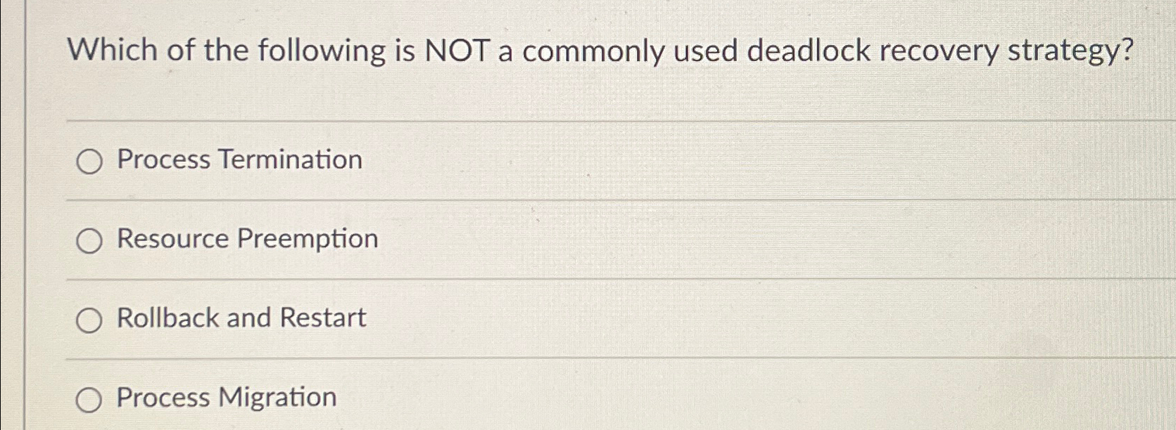 Solved Which of the following is NOT a commonly used | Chegg.com
