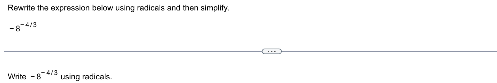 solved-rewrite-the-expression-below-using-radicals-and-then-chegg