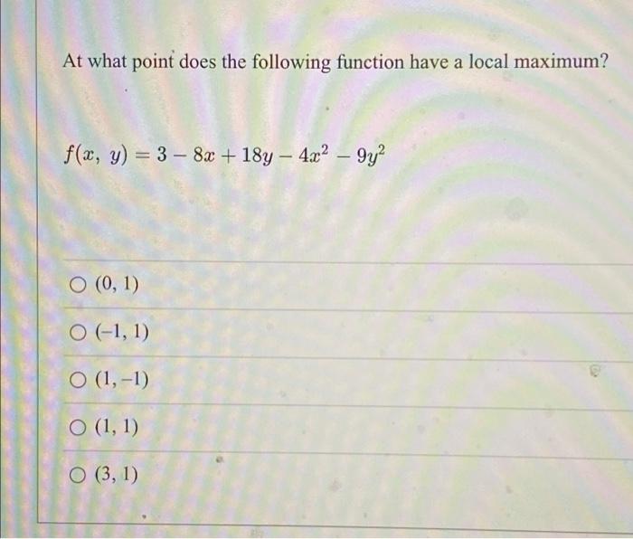 Solved Find all the saddle points of the function. | Chegg.com