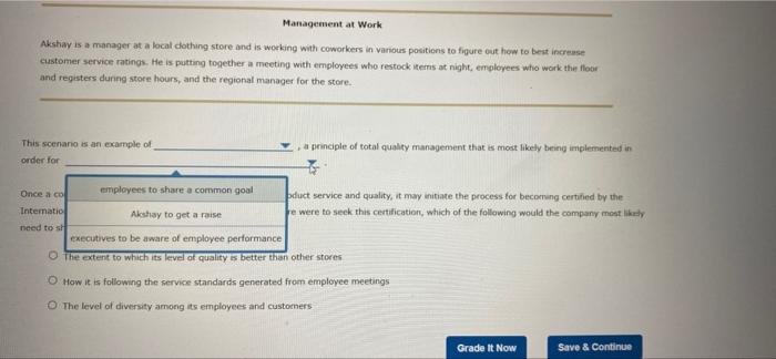 Solved Businesses looking to improve the quality of a | Chegg.com