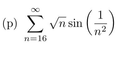 Solved Converge or diverge using limit comparison test. | Chegg.com