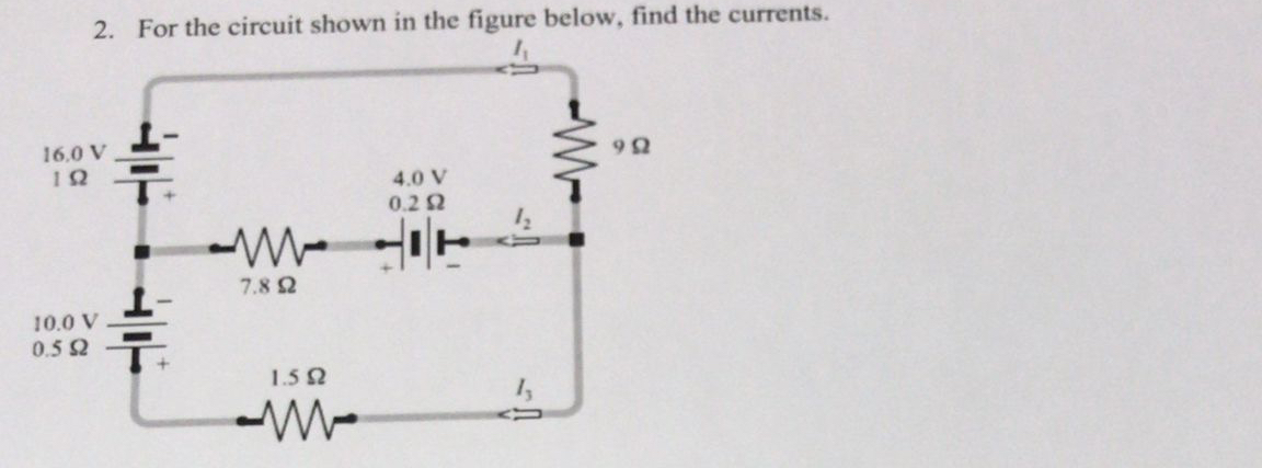 Solved For the circuit shown in the figure below, find the | Chegg.com