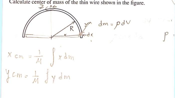 Solved xcm=M1∫xdm ycm=M1∫ydm | Chegg.com