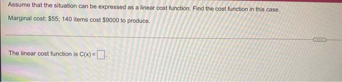 Solved Assume that the situation can be expressed as a | Chegg.com