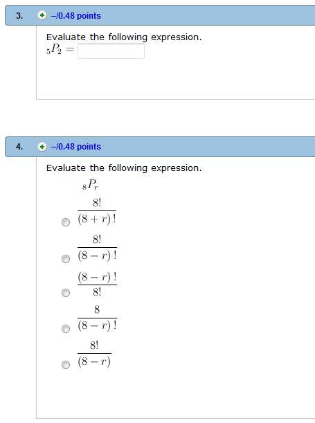 Solved Evaluate The Following Expression Evaluate The 4114