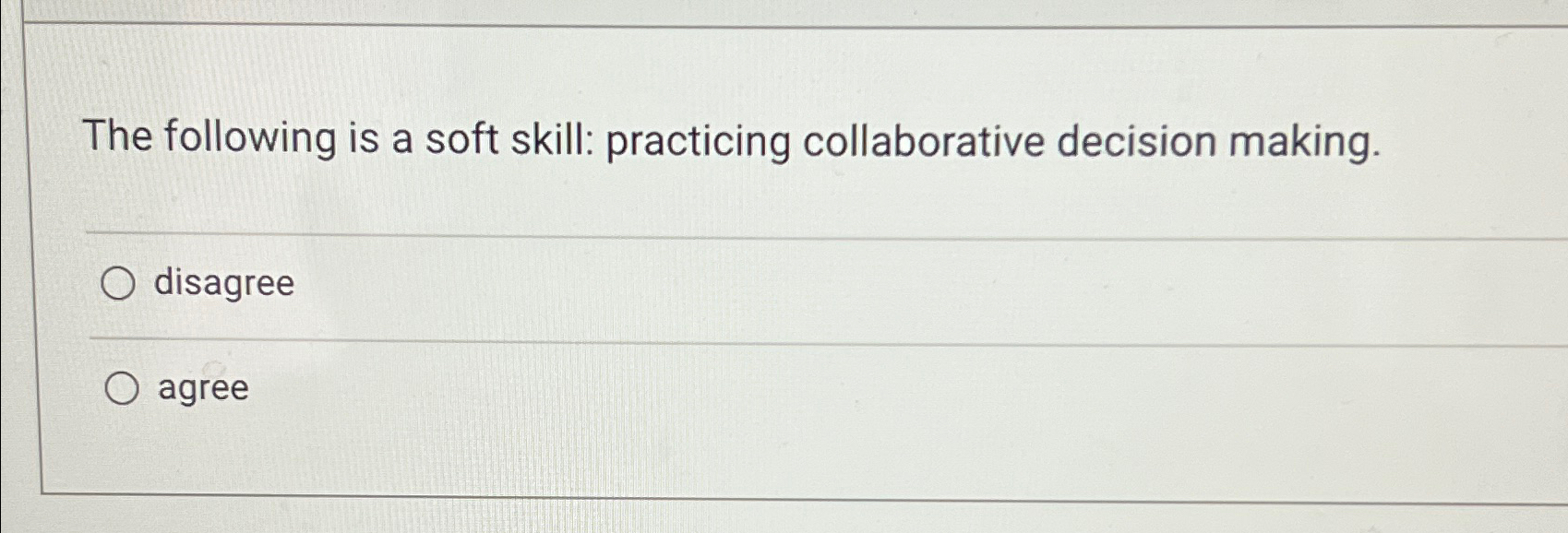 Solved The following is a soft skill: practicing | Chegg.com