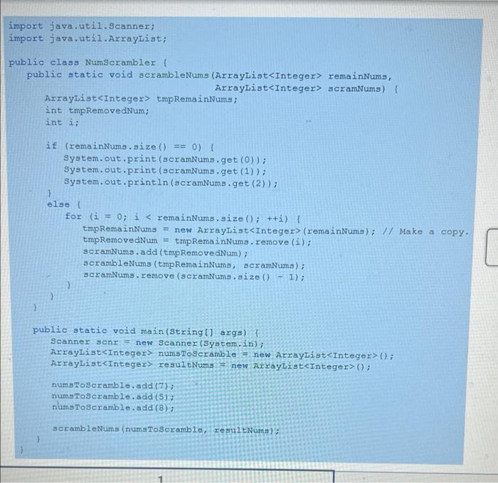 ogramming in Java with zyLabs home > 24.3 Recursive