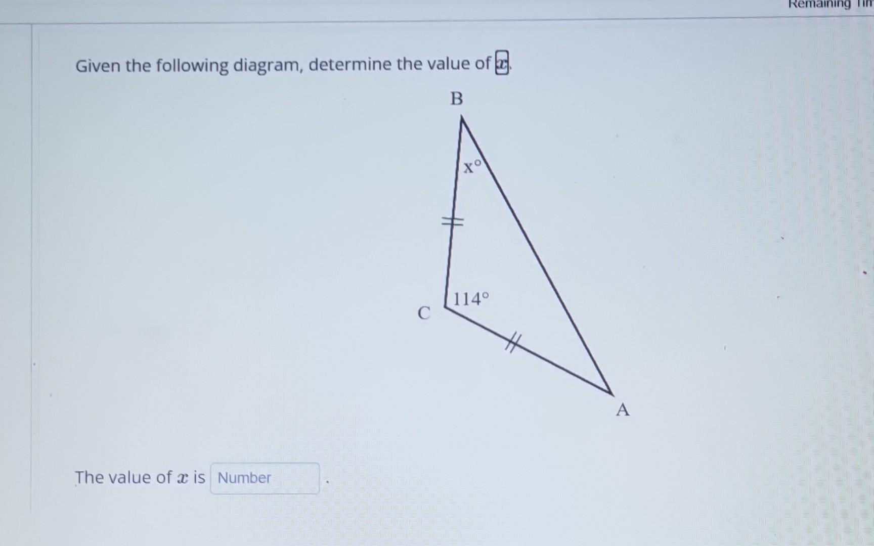 Solved Given The Following Diagram Determine The Value Of X Chegg Solved Given The Following Diagram Determine The Value Of X Chegg