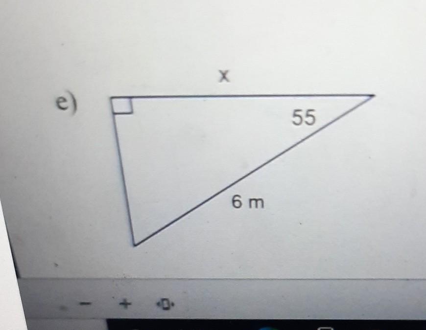 Solved Use right triangle trigonometry to solve for the | Chegg.com