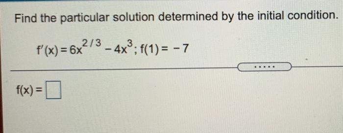 Solved Find (a) The General Solution And (b) The Particular | Chegg.com