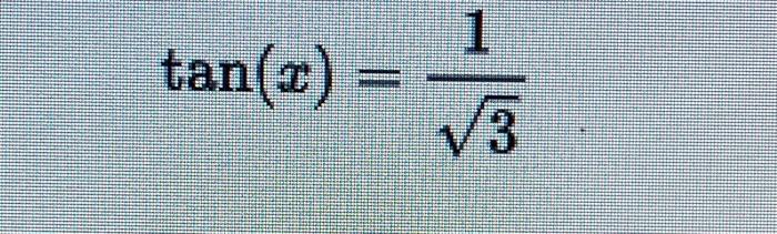 Solved tan(x)=31 | Chegg.com