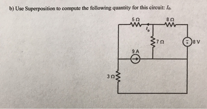 Solved B) Use Superposition To Compute The Following | Chegg.com