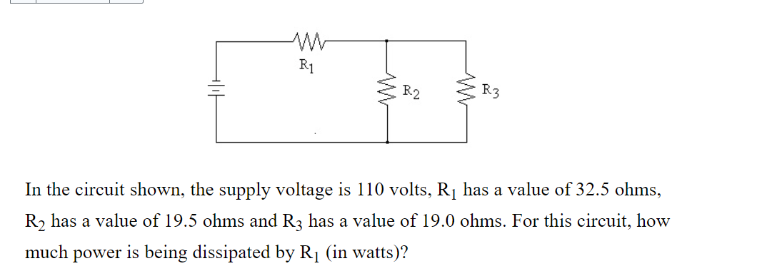 Solved In the circuit shown, the supply voltage is 110 | Chegg.com