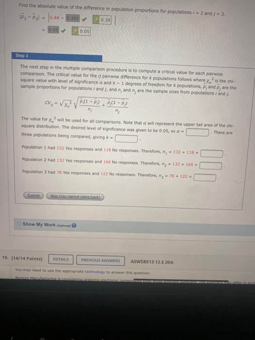 Solved Find the absolute value of the difference in | Chegg.com