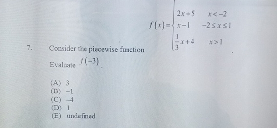 Solved Consider the piecewise | Chegg.com