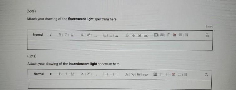 Solved (20pts) Part A. Using a Spectroscope Examine the