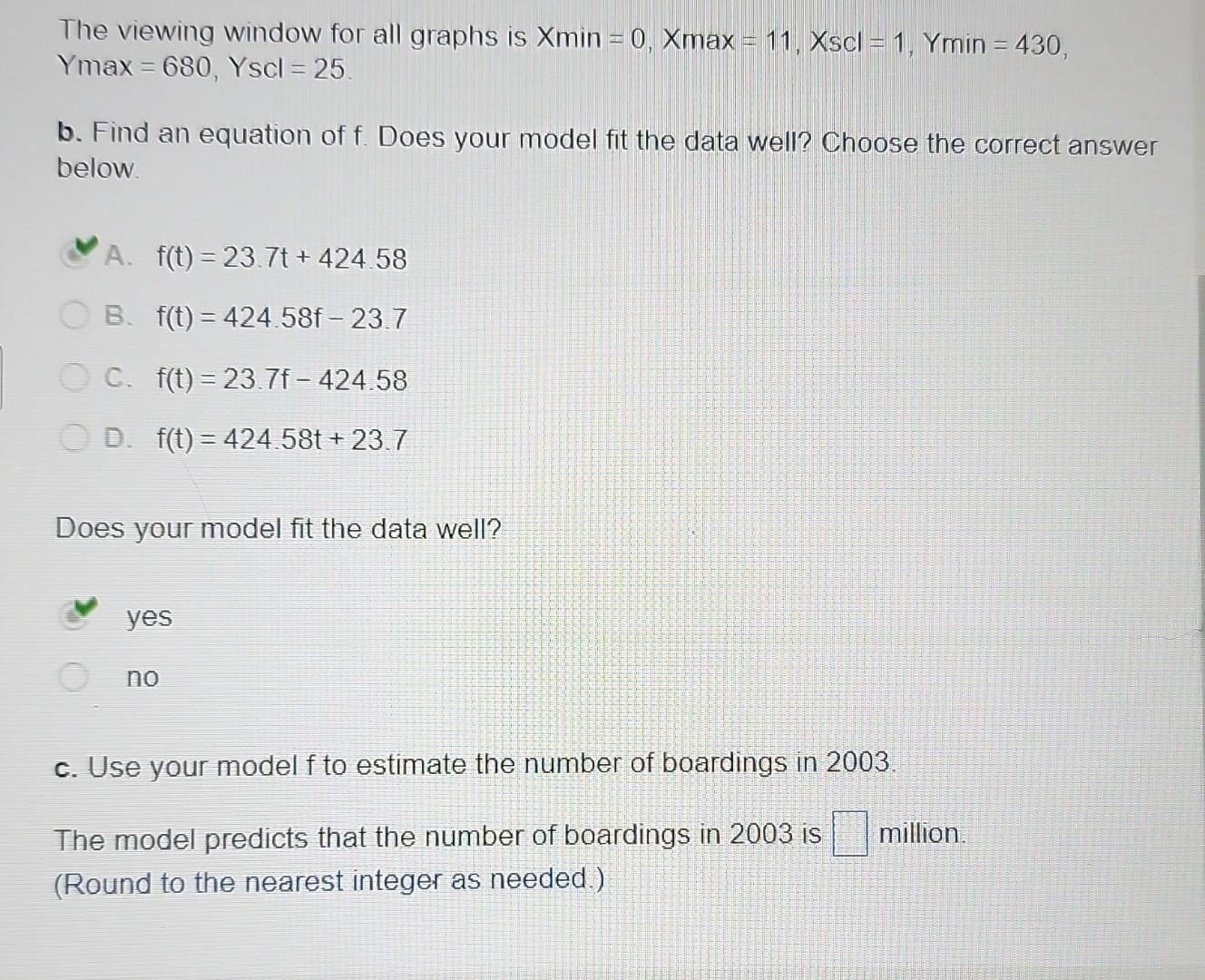 The viewing window for all graphs is | Chegg.com
