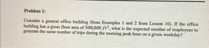 Solved Problem 1: Consider a general office building (from | Chegg.com
