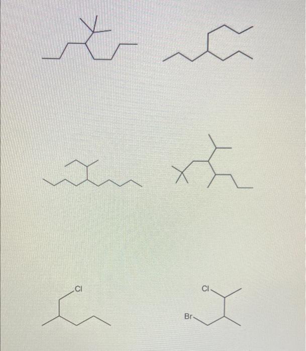 Solved Naming Substituted Alkanes Organic compounds | Chegg.com