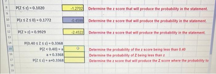 Solved i need the formulas for these | Chegg.com