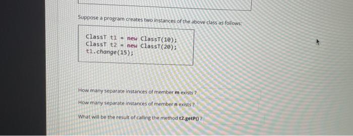 Consider The Following Class Declaration: 1. Public | Chegg.com