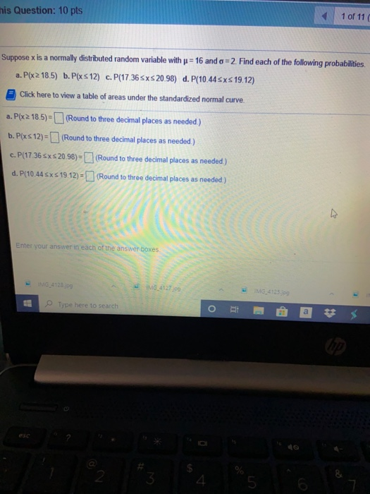 Solved his Question: 10 pts 1 of 11 ( Suppose x is a | Chegg.com