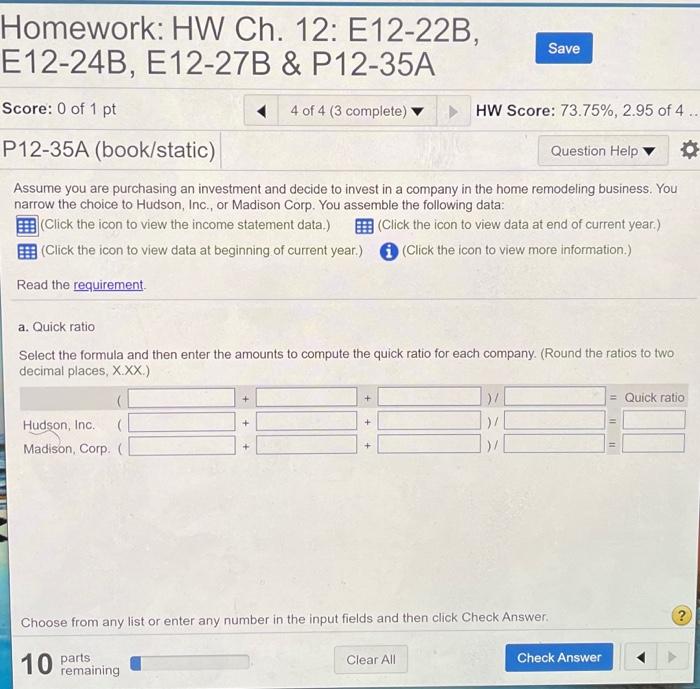Solved Please answer all parts of the question for a big | Chegg.com