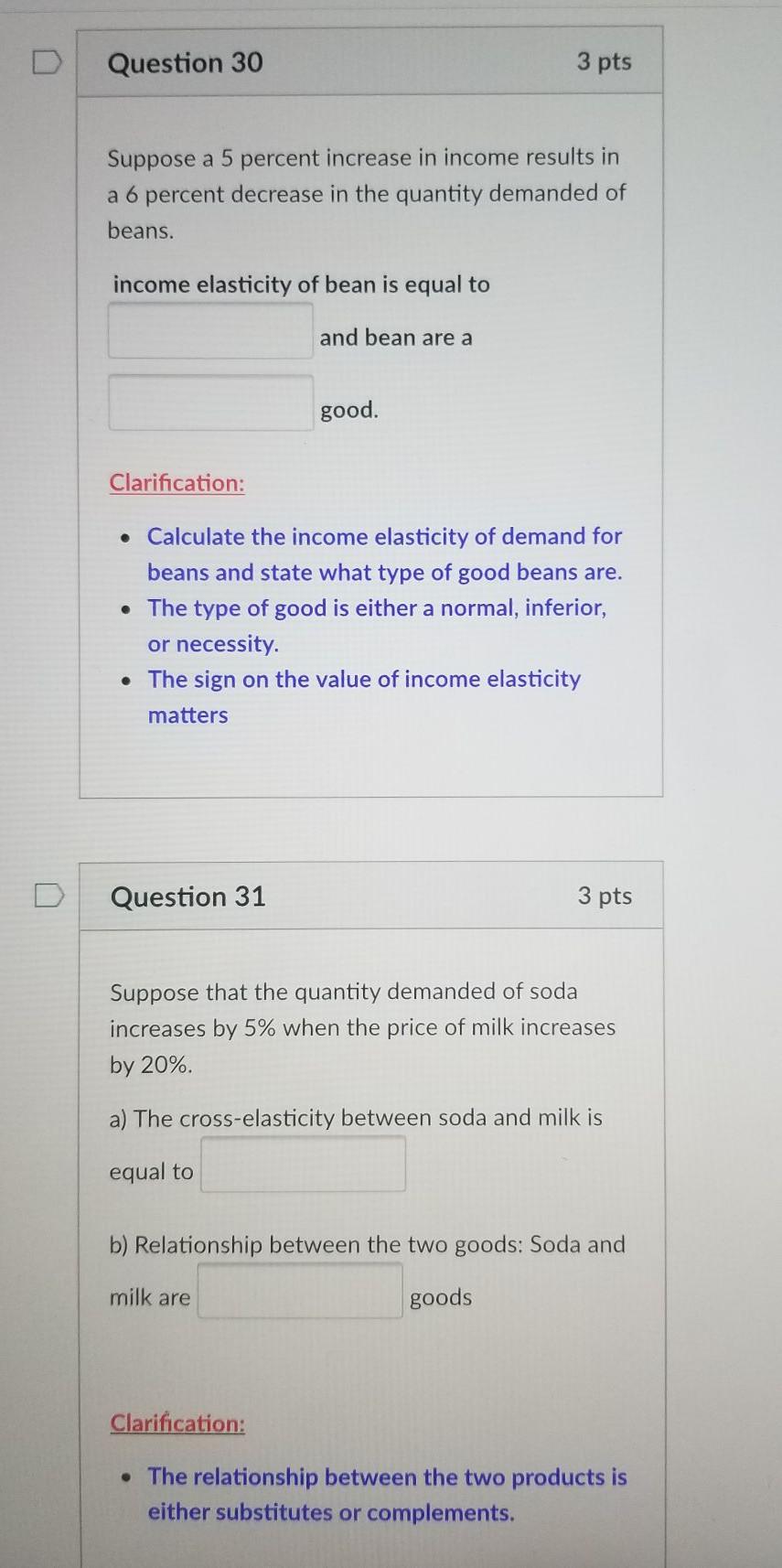 Solved Suppose a 5 percent increase in income results in a 6 | Chegg.com