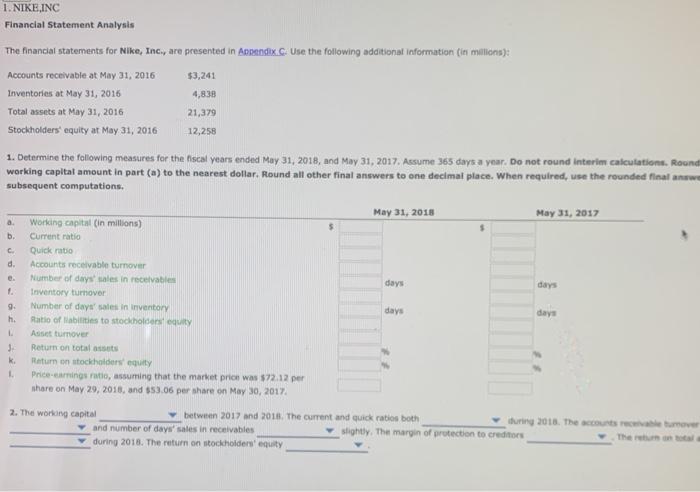 Nike 2017 outlet proxy statement