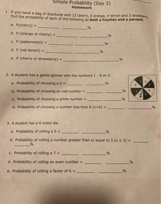 day 2 problem solving statistics probability