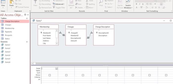 Solved Query 7: Write a query to display the charge of | Chegg.com