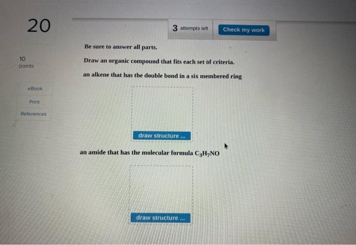 Solved 21 3 attempts left Check my work Be sure to answer | Chegg.com