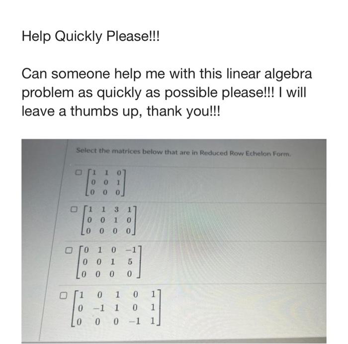 Solved Help Quickly Please!!! Can someone help me with this | Chegg.com