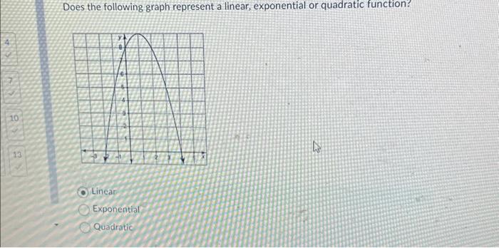 Solved FICHE 10 13 Does the following graph represent a | Chegg.com